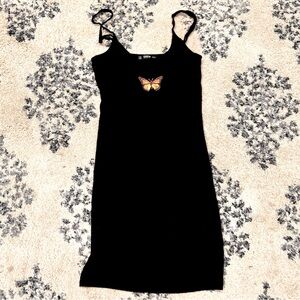 SHEIN XS Dress Butterfly